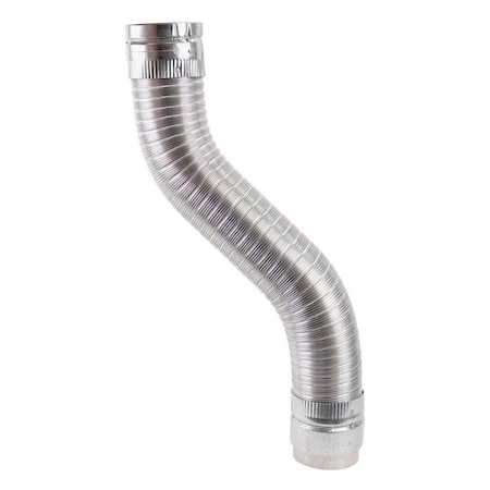 Selkirk Selkirk 4 in. D X 42 in. L Aluminum/Galvanized Steel Gas Vent Connector 4EFC-3S